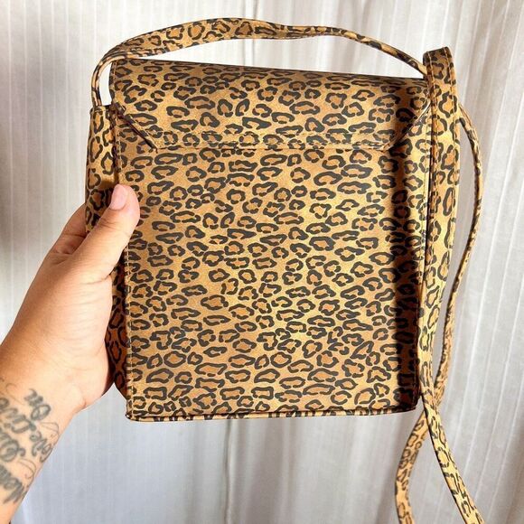 Lazarini W. | Women’s | Bags | One Size | Y2k 90s Animal Print Mini Messenger Ba - Picture 4 of 5